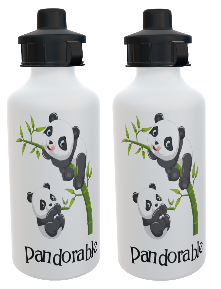 Panda Sports Bottle - Pandorable - Click Image to Close